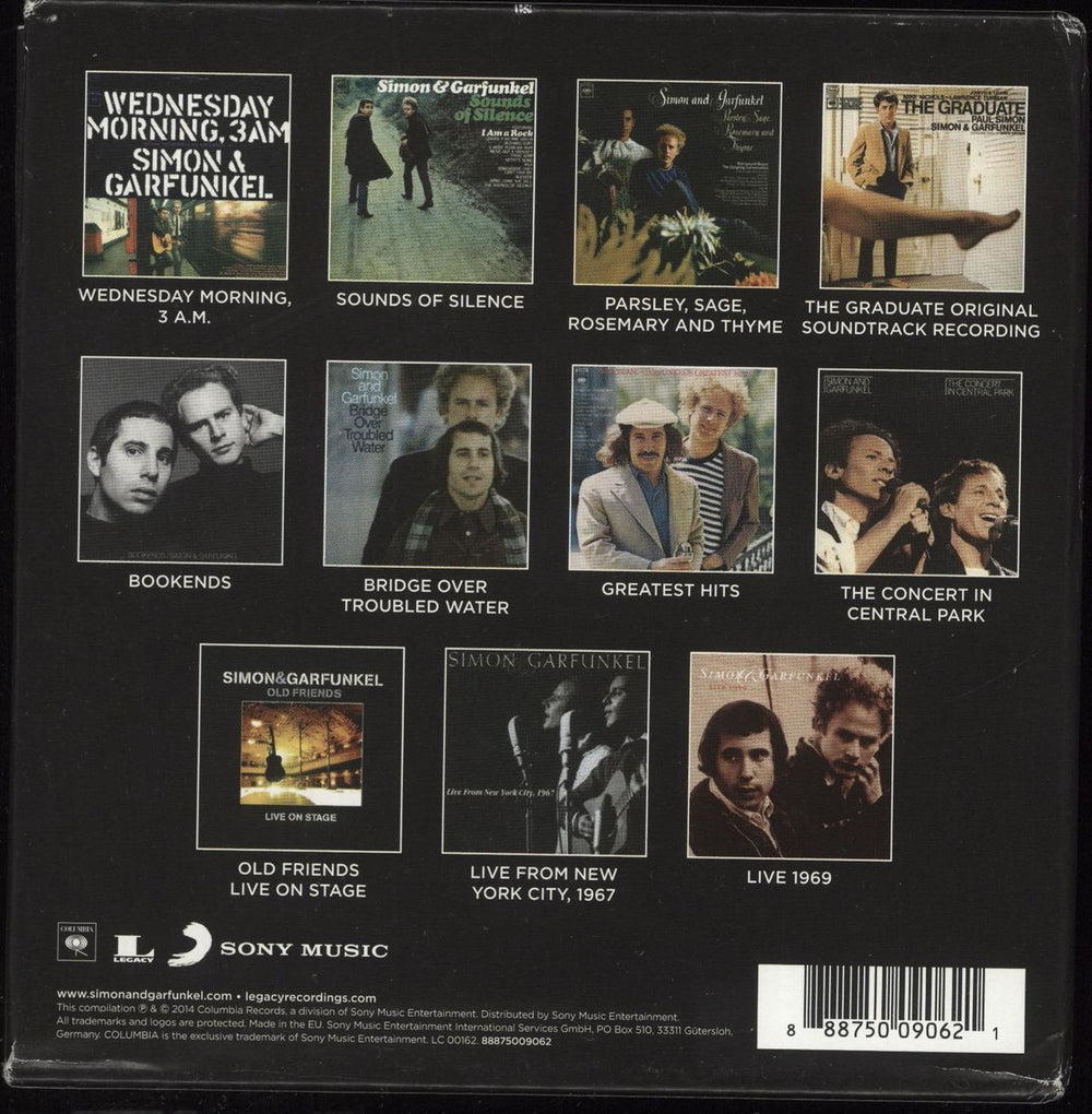 Simon & Garfunkel The Complete Albums Collection UK CD Album Box Set 888750090621