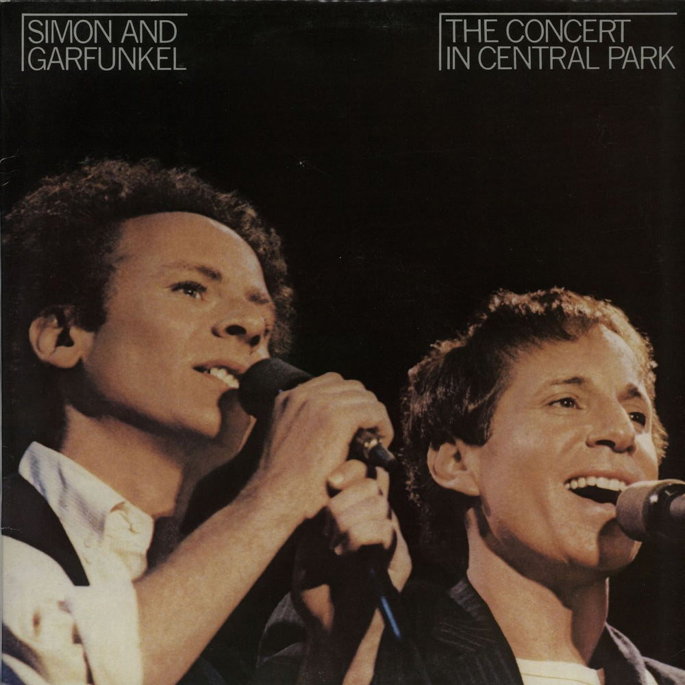 Simon & Garfunkel The Concert In Central Park - Promo Stamped UK 2-LP vinyl record set (Double LP Album) GEF96008