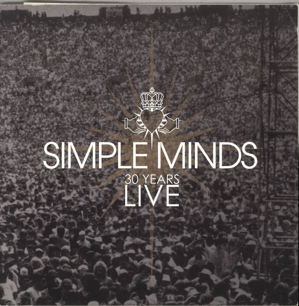 Simple Minds 30 Years Live + Ticket Stub UK tour programme TOUR PROGRAMME