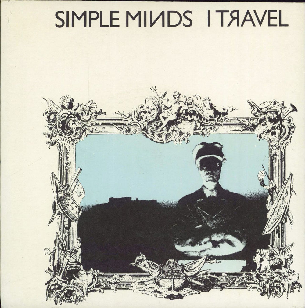 Simple Minds I Travel + Kaleidoscope Flexi UK 7" vinyl single (7 inch record / 45) ARIST372