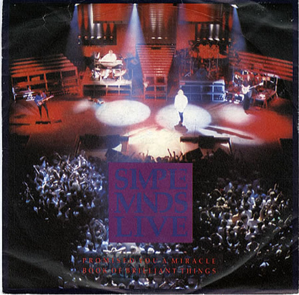 Simple Minds Promised You A Miracle (Live) German 7" vinyl single (7 inch record / 45) 109155-100