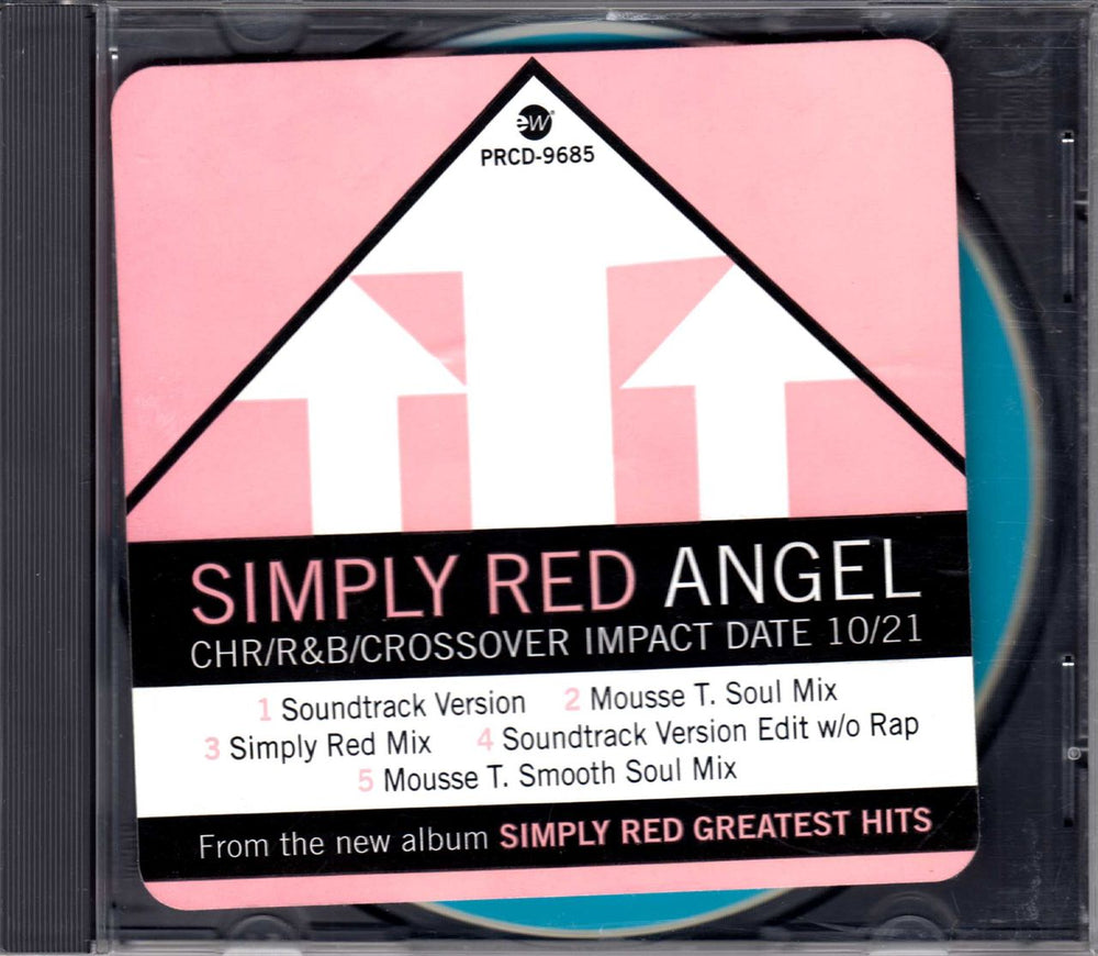 Simply Red Angel US Promo CD single (CD5 / 5") PRCD9685