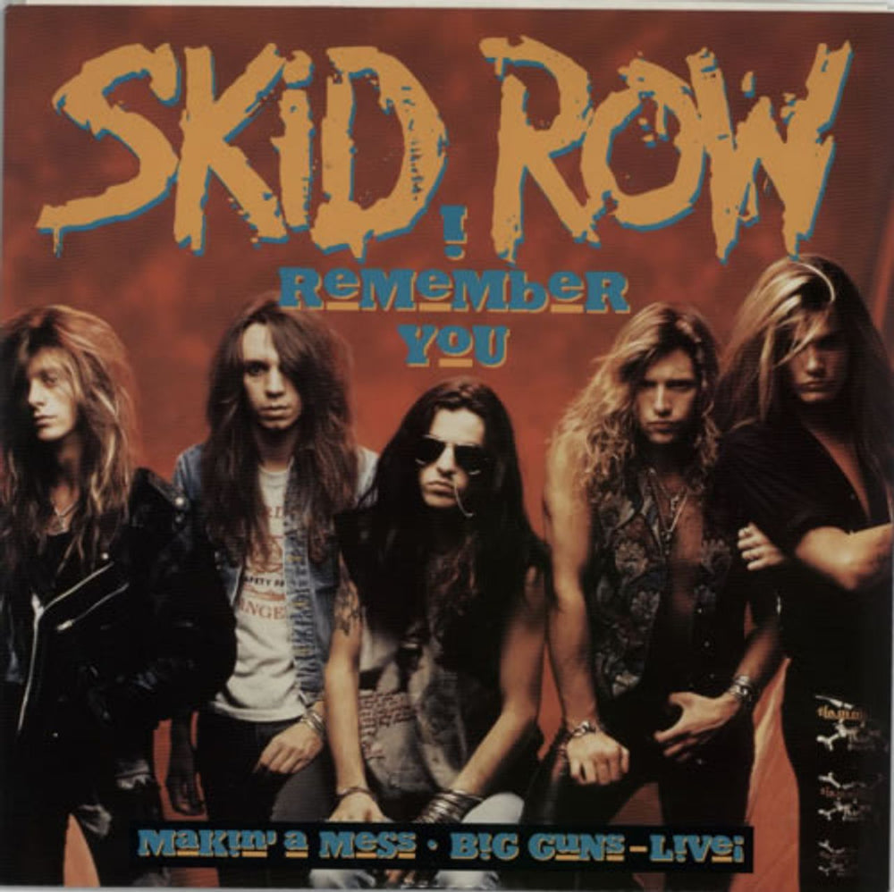 Skid Row (80s) I Remember You + shrink UK 12" vinyl single (12 inch record / Maxi-single) A8886T