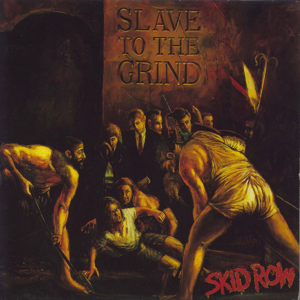 Skid Row (80s) Slave To The Grind German vinyl LP album (LP record) 7567822422