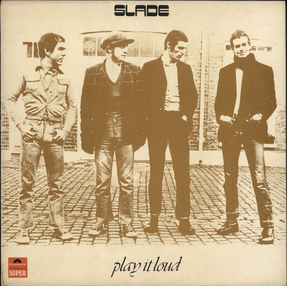 Slade Play It Loud - 'barn music' label UK vinyl LP album (LP record) 2383026