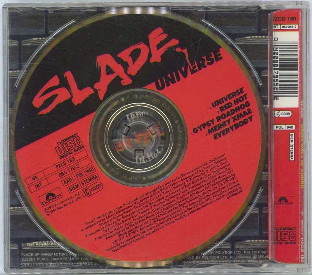 Slade Radio Wall Of Sound UK CD single (CD5 / 5") 042286795522