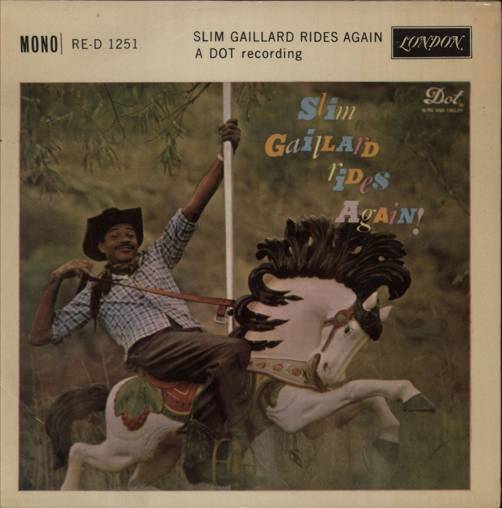 Slim Gaillard Rides Again EP UK 7" vinyl single (7 inch record / 45) RE-D1251