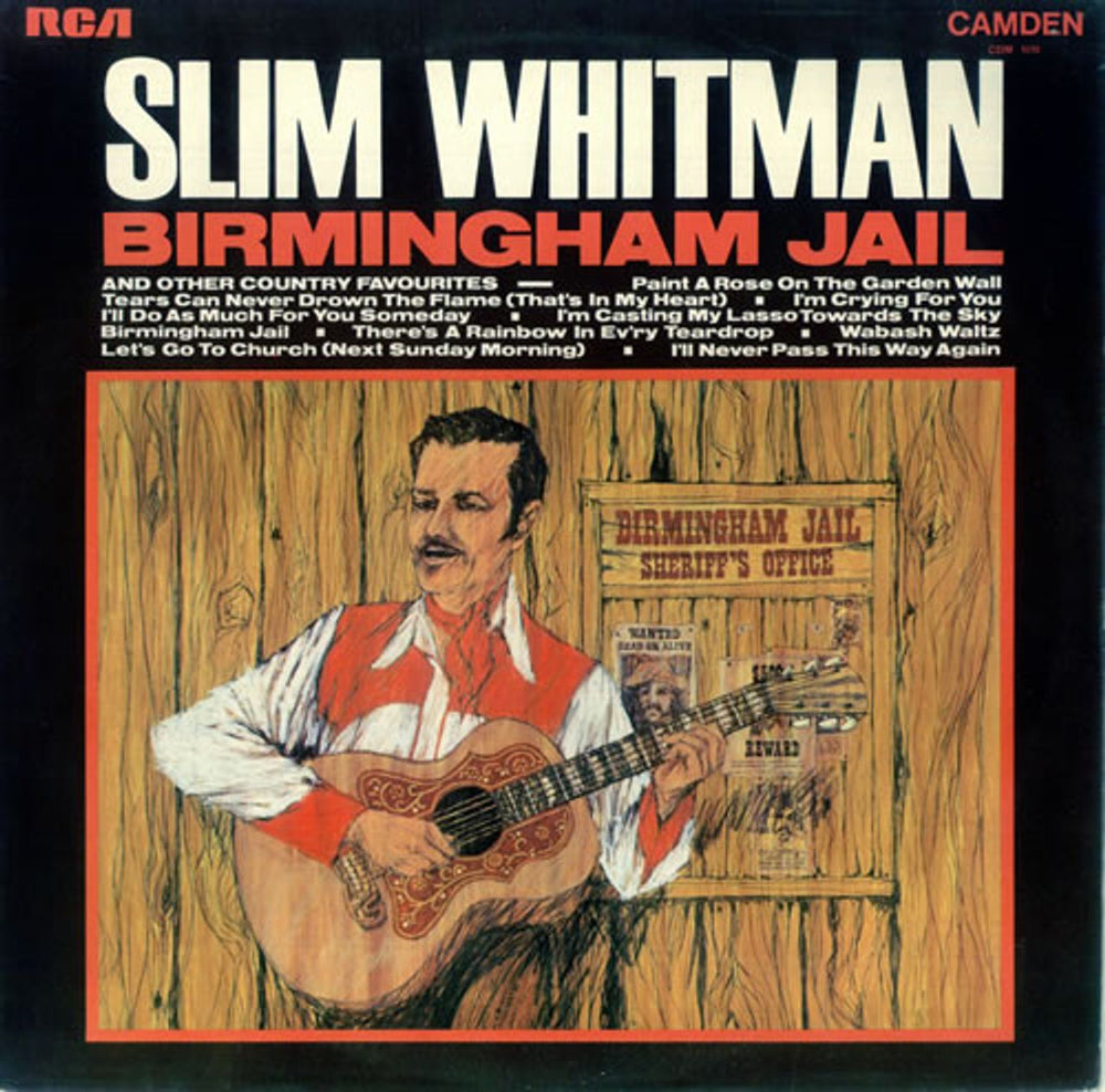 Slim Whitman Birmingham Jail UK vinyl LP album (LP record) CDM1018