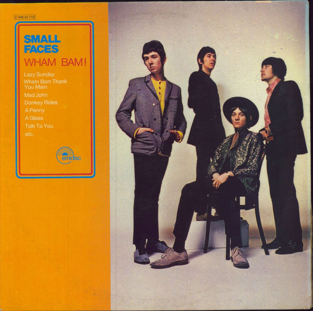 Small Faces Wham Bam! - VG Dutch vinyl LP album (LP record) C048-50719