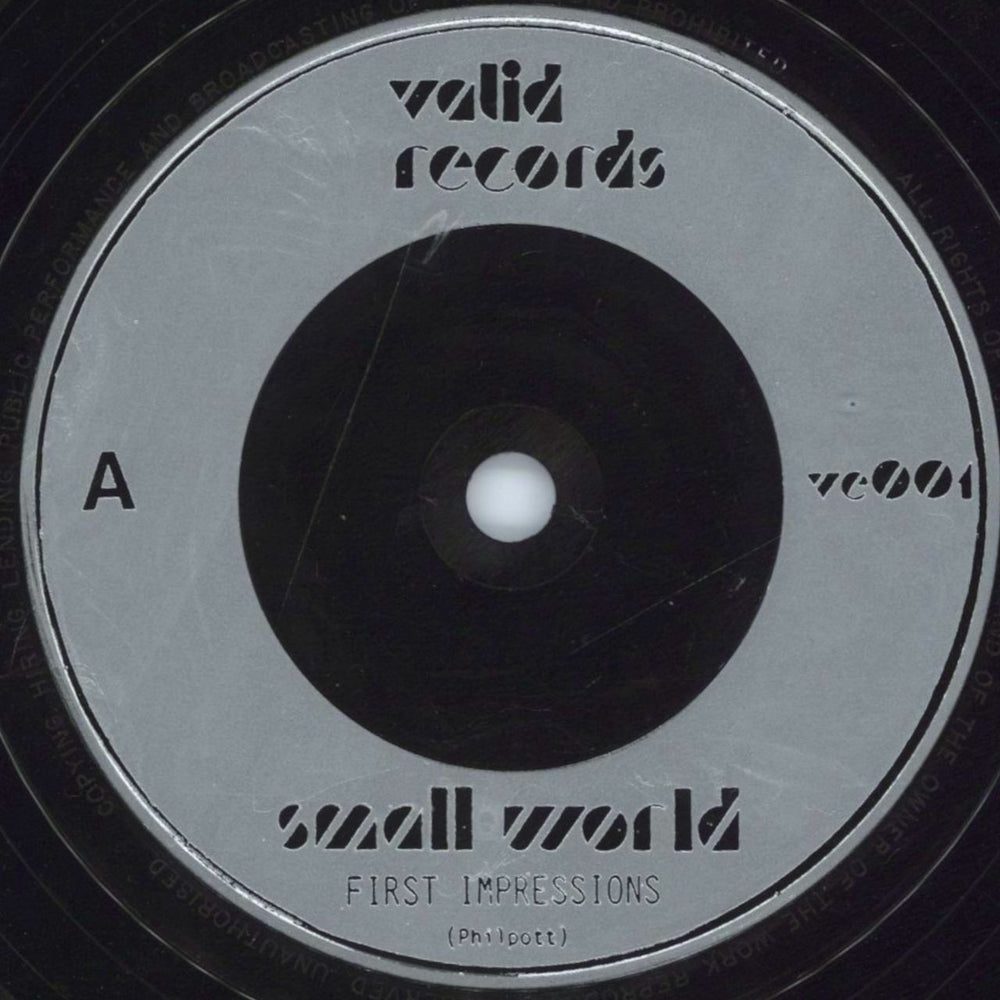 Small World (Mod) First Impressions UK 7" vinyl single (7 inch record / 45) 49C07FI808696