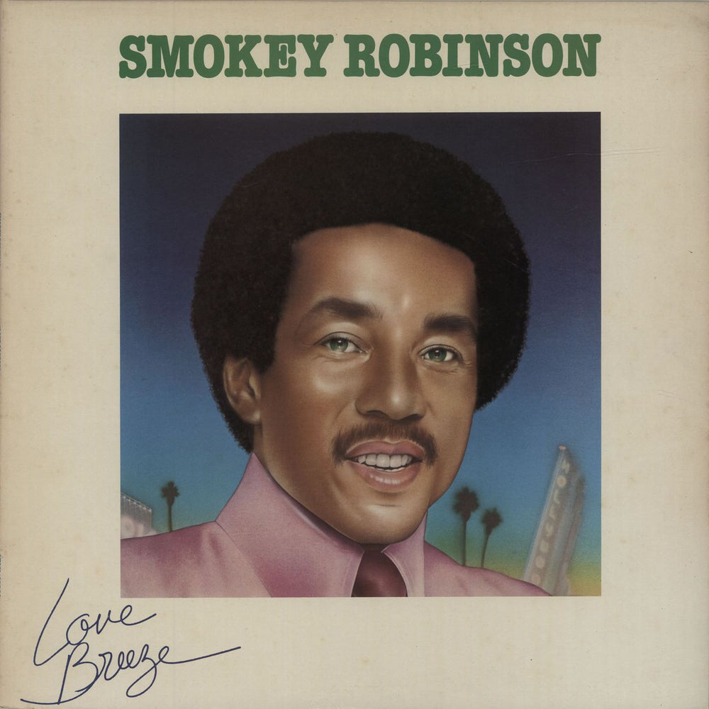 Smokey Robinson Love Breeze UK vinyl LP album (LP record) STML12081