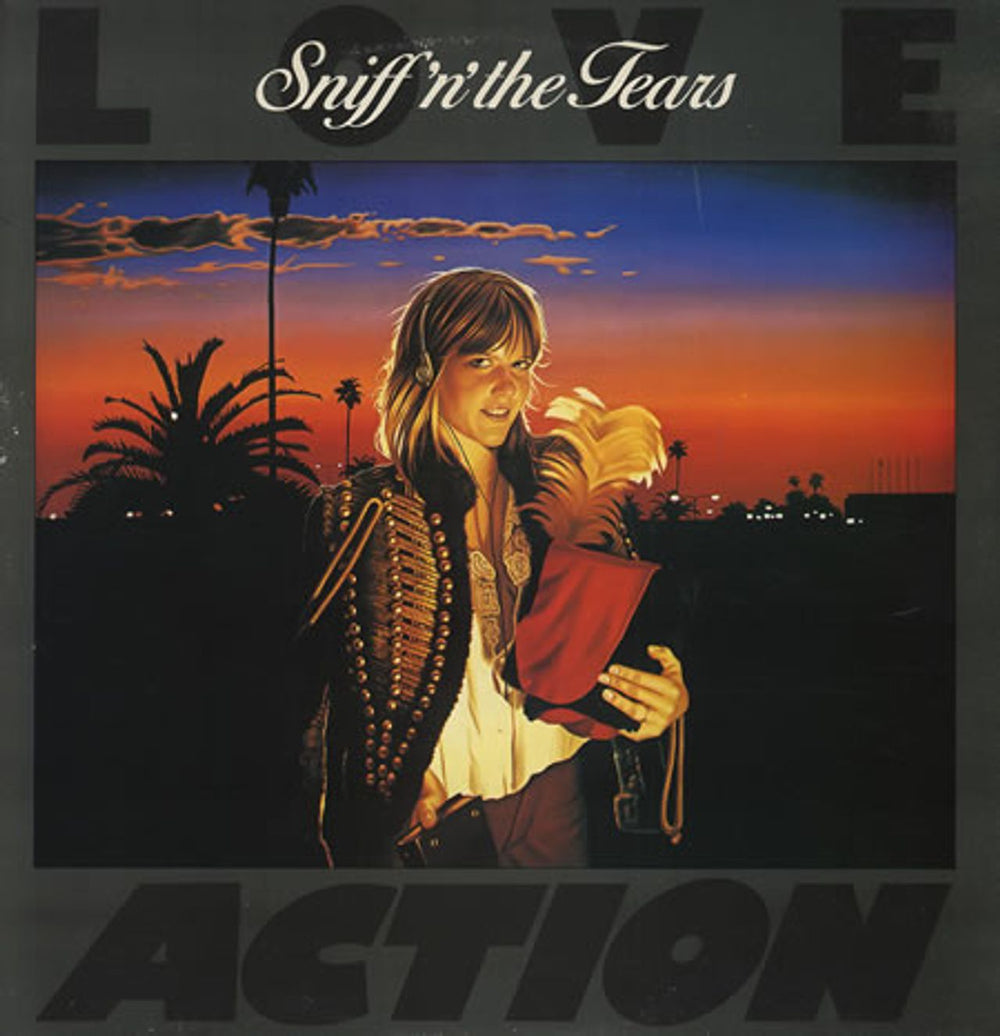 Sniff 'n' The Tears Love Action UK vinyl LP album (LP record) CWK3018