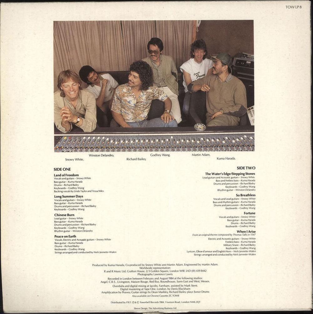 Snowy White Snowy White UK vinyl LP album (LP record)