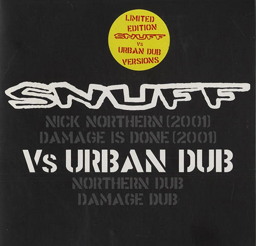 Snuff Vs Urban Dub UK CD single (CD5 / 5") 12:10:02CD