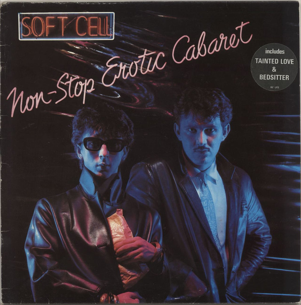 Soft Cell Non-Stop Erotic Cabaret - Hype Stickered UK vinyl LP album (LP record) BZLP2