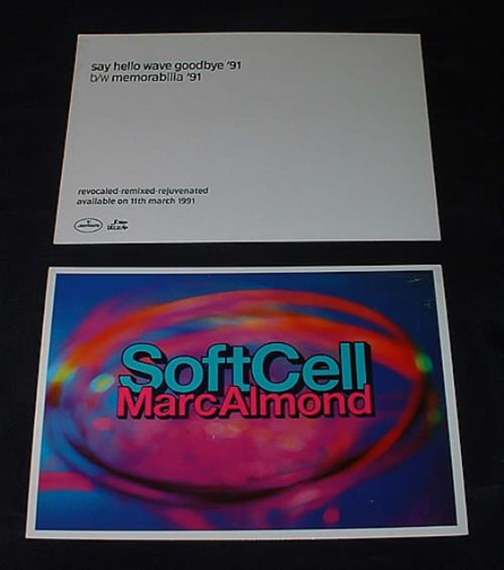 Soft Cell Say Hello Wave Goodbye - 10 Postcards UK Promo memorabilia PROMO POSTCARD