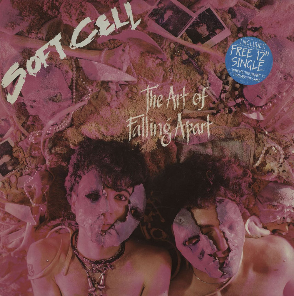 Soft Cell The Art Of Falling Apart + 12" - Stickered sleeve UK vinyl LP album (LP record) BIZL3