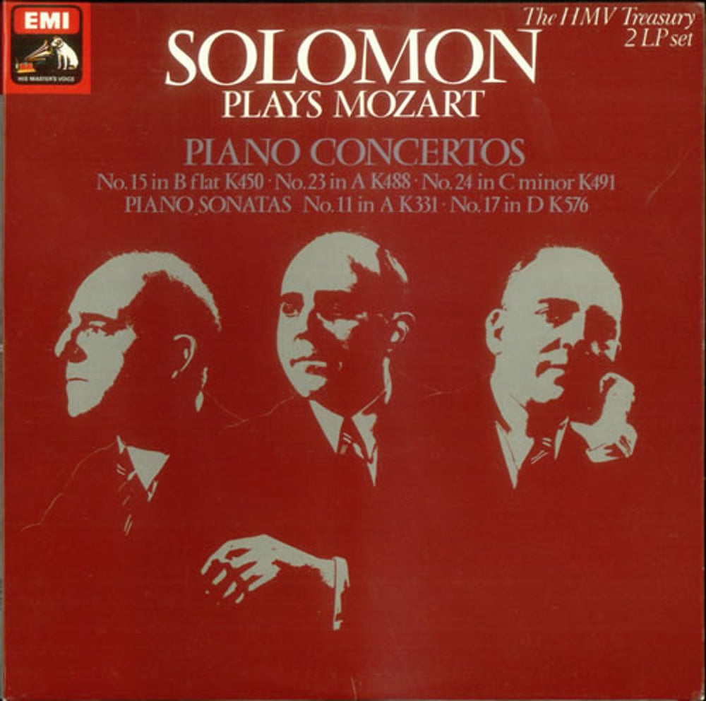 Solomon Solomon Plays Mozart UK 2-LP vinyl record set (Double LP Album) RLS726