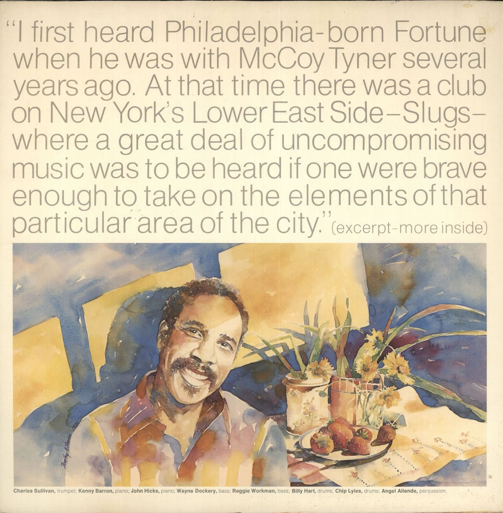 Sonny Fortune Awakening US vinyl LP album (LP record)