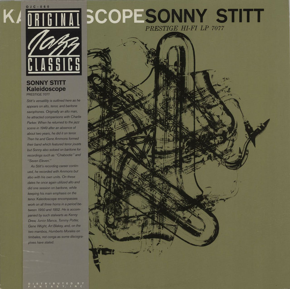 Sonny Stitt Kaleidoscope + obi US vinyl LP album (LP record) OJC-060