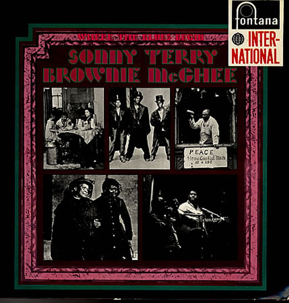 Sonny Terry & Brownie McGhee Where The Blues Begin UK vinyl LP album (LP record) SFJL979