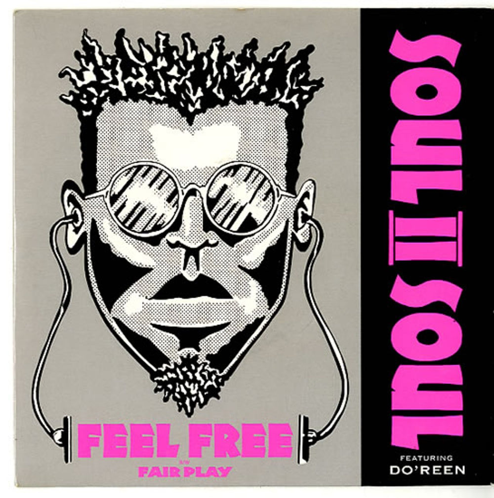 Soul II Soul Feel Free UK 7" vinyl single (7 inch record / 45) TEN239