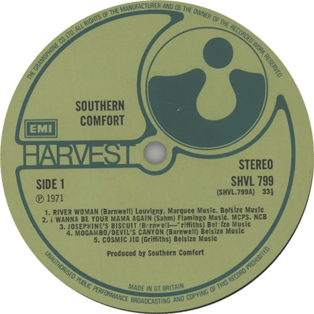 Southern Comfort Southern Comfort - VG UK vinyl LP album (LP record) OUFLPSO639208