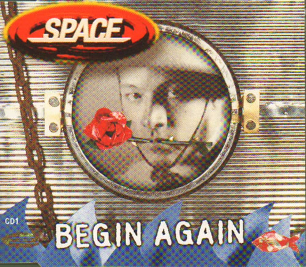 Space (90s) Begin Again Cd1 UK CD single (CD5 / 5") CDGUT19