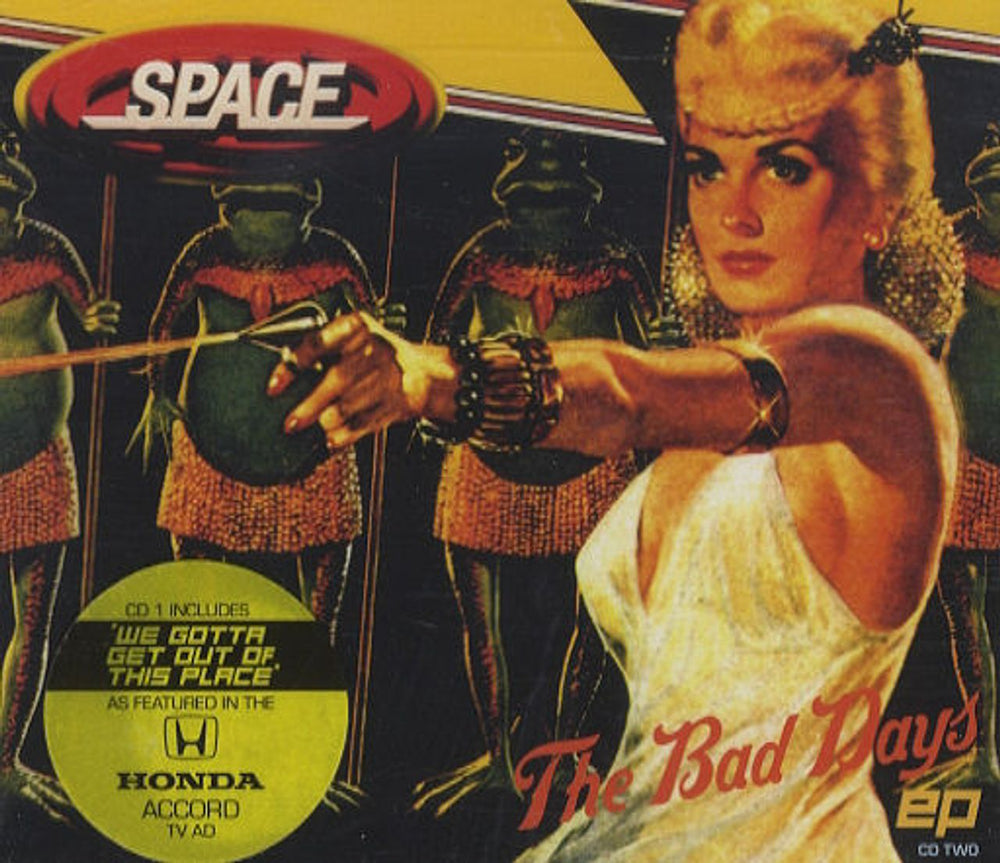 Space (90s) The Bad Days EP UK CD single (CD5 / 5") CXGUT22