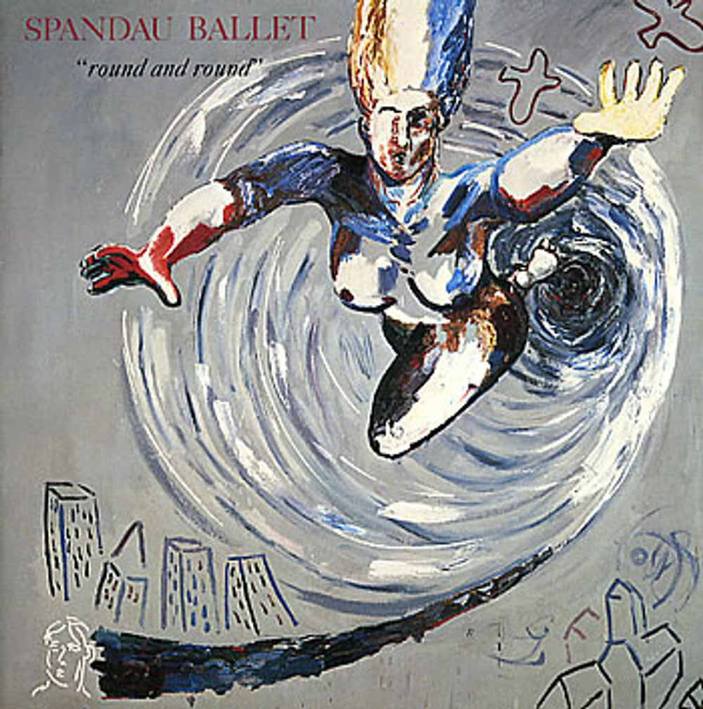 Spandau Ballet Round & Round - Gatefold UK 7" vinyl single (7 inch record / 45) SPAN6