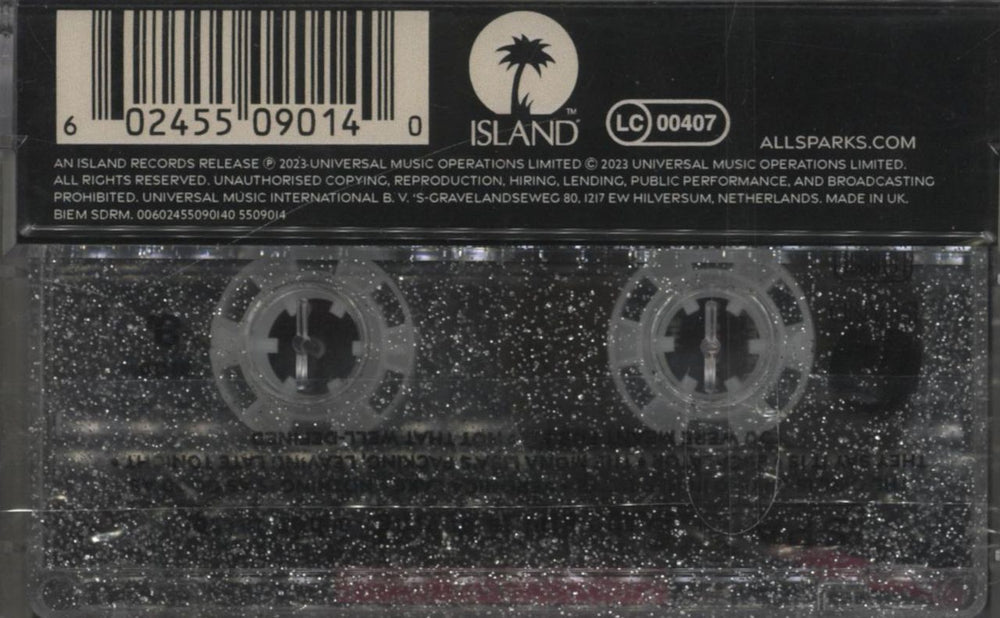 Sparks The Girl Is Crying In Her Latte - Glitter Cassette - Sealed UK cassette album 602455090140