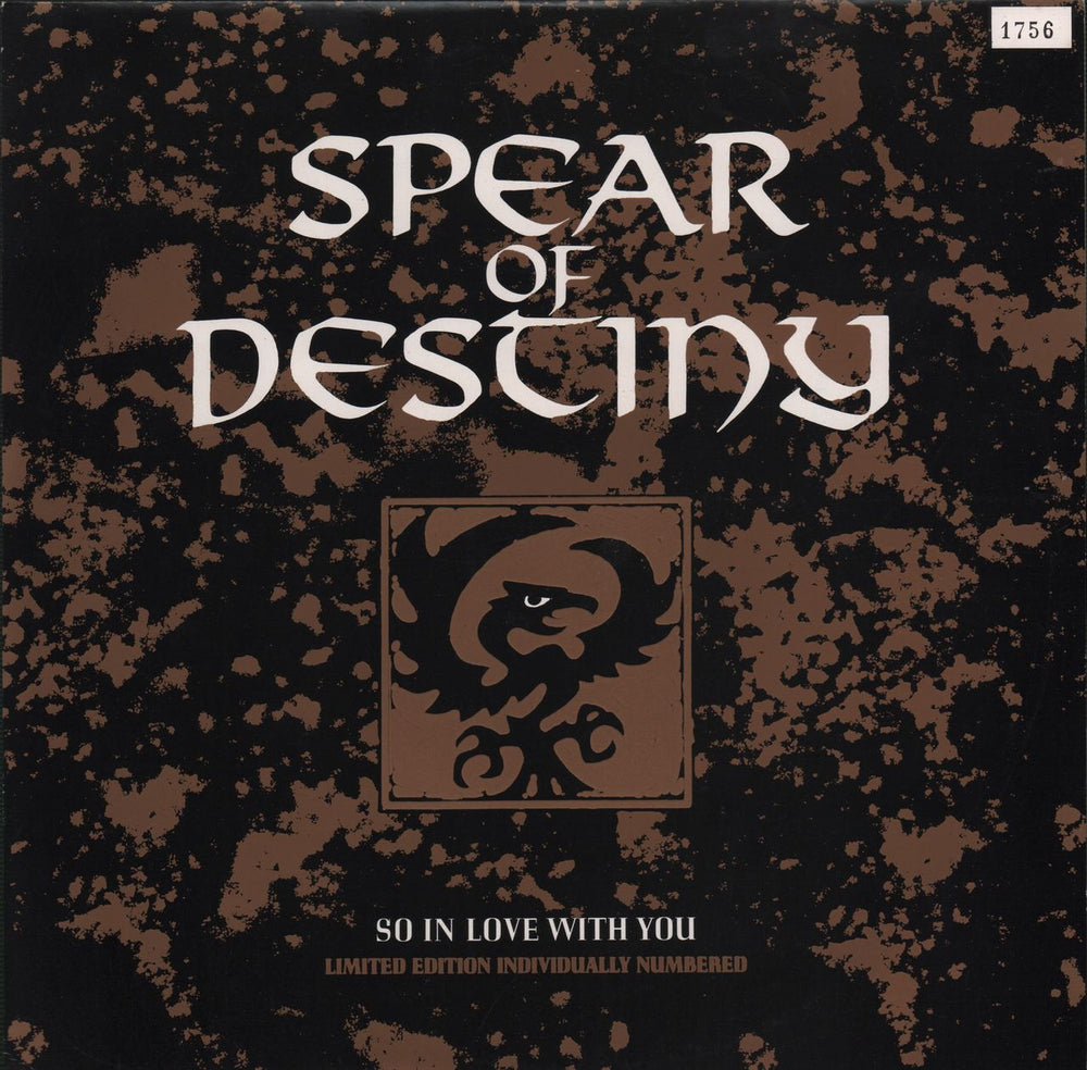 Spear Of Destiny So In Love With You UK 10" vinyl single (10 inch record) VSA1123