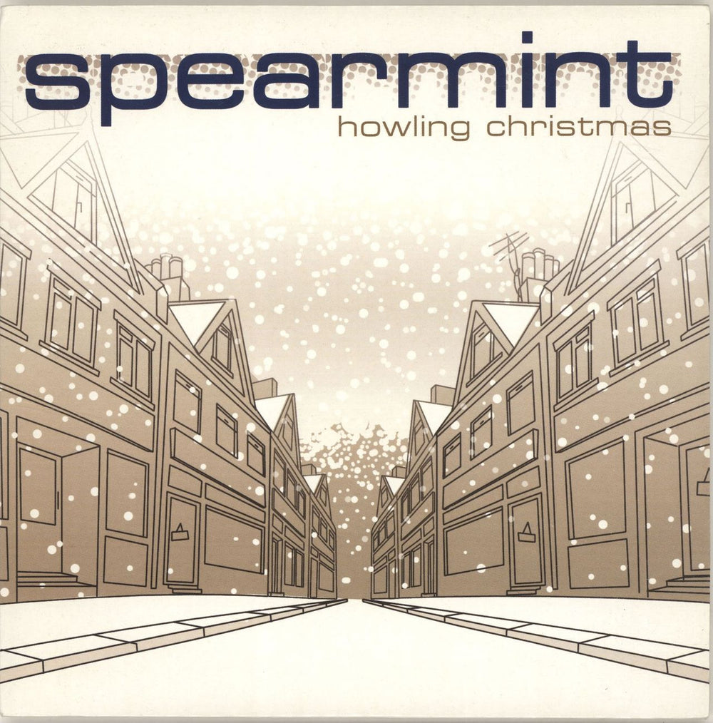 Spearmint Howling Christmas - White Vinyl UK 7" vinyl single (7 inch record / 45) HITBACK16V