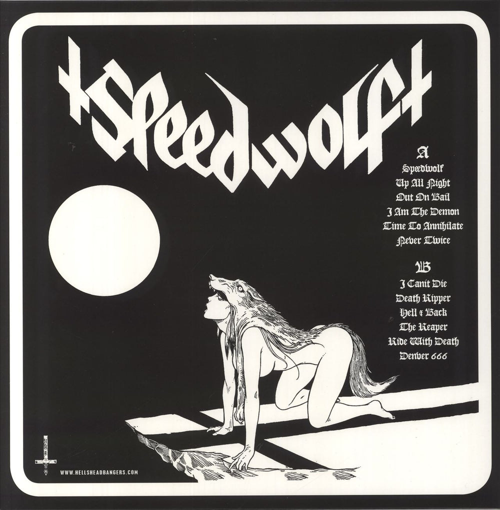 Speedwolf  Ride With Death - Clear with Black Splatter Vinyl US vinyl LP album (LP record) 610585202210