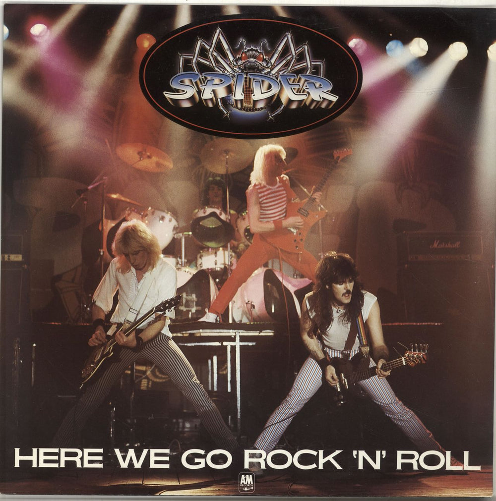 Spider (UK) Here We Go Rock 'n' Roll UK 12" vinyl single (12 inch record / Maxi-single) AMX180