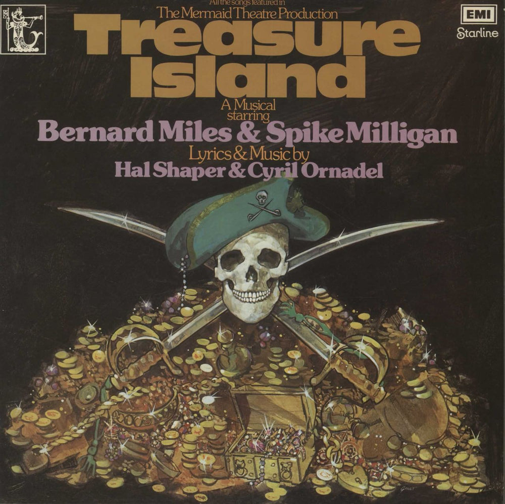 Spike Milligan Treasure Island UK vinyl LP album (LP record) SRS5191