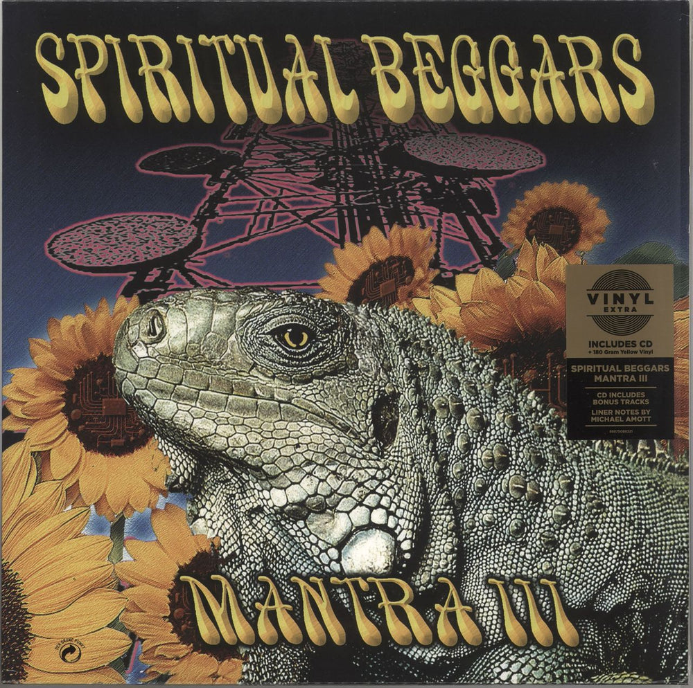 Spiritual Beggars Mantra III - 180 Yellow Vinyl + CD - Sealed UK vinyl LP album (LP record) 88875088321