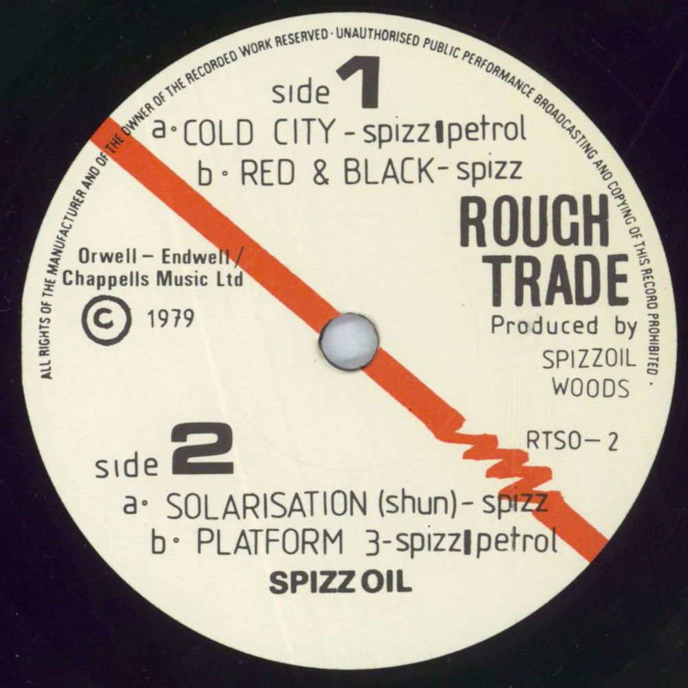 Spizz Cold City : 4 - Shrink UK 7" vinyl single (7 inch record / 45) SZZ07CO821523