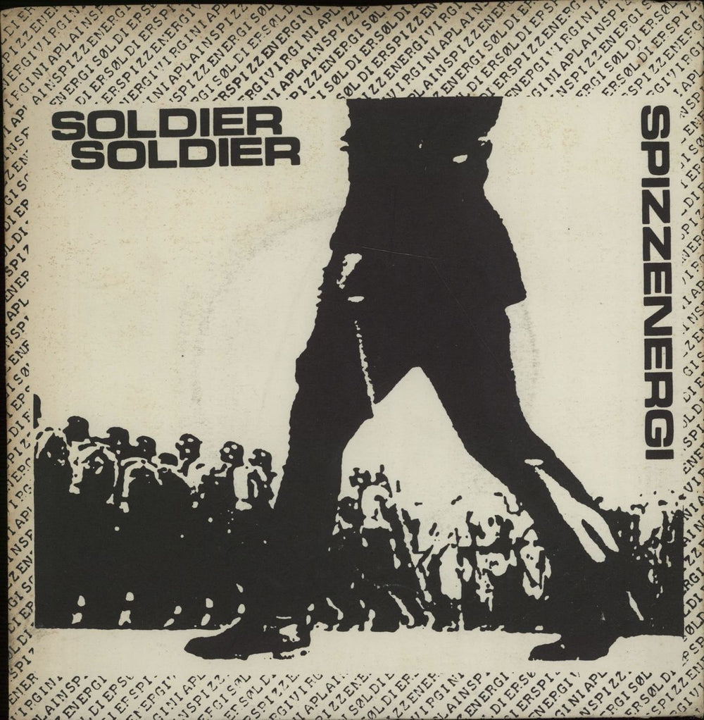 Spizz Soldier Soldier UK 7" vinyl single (7 inch record / 45) RTSO-3