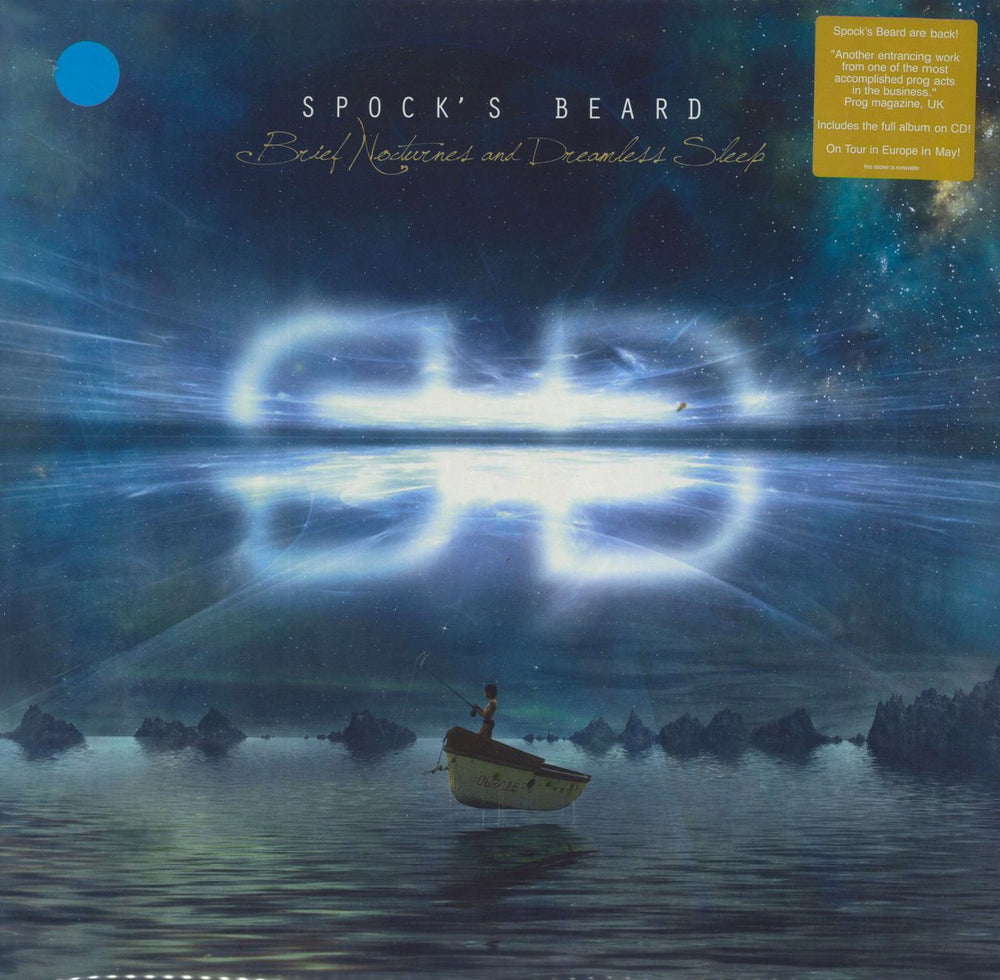 Spock's Beard Brief Nocturnes And Dreamless Sleep - 180gm Blue/ Grey Vinyl - Sealed UK 2-LP vinyl record set (Double LP Album) IOMLP377