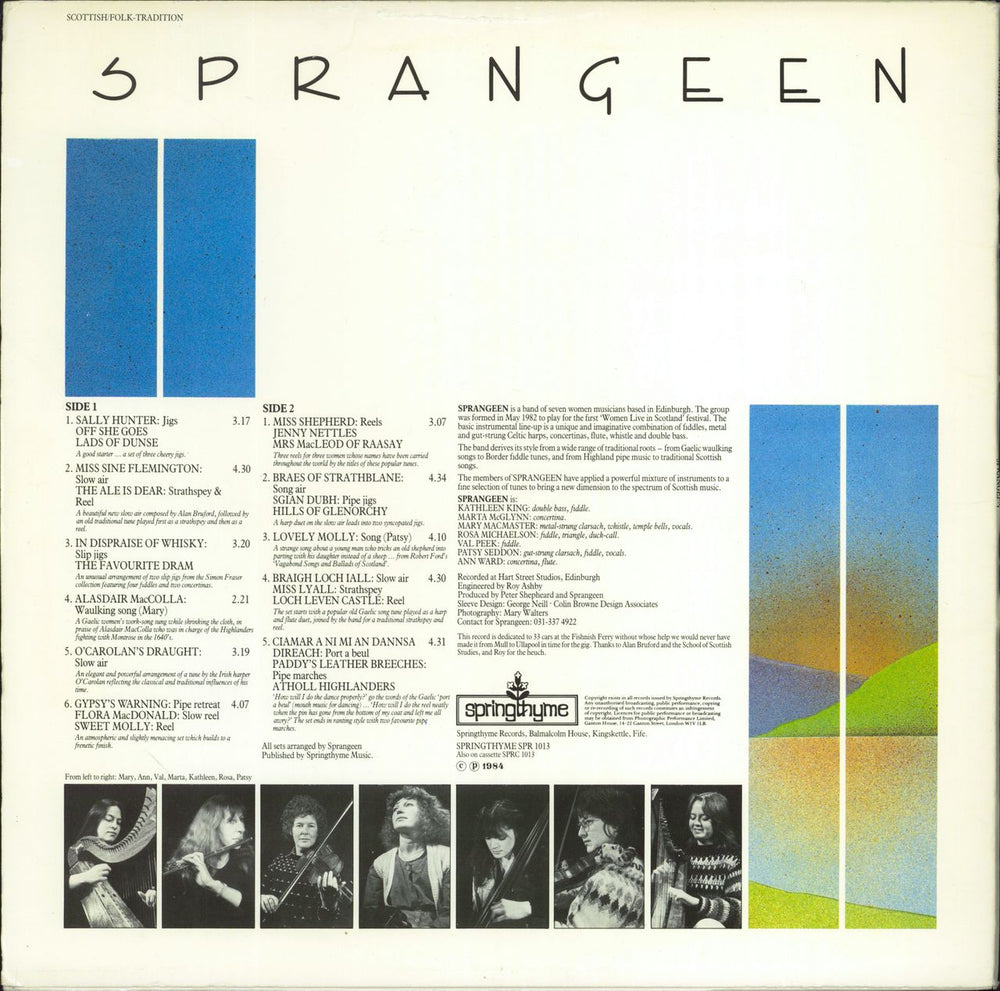 Sprangeen Sprangeen UK vinyl LP album (LP record)