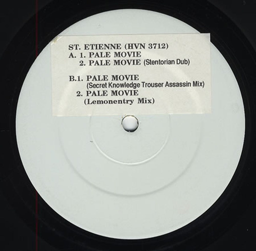 St Etienne Pale Movie - Remixes UK Promo 12" vinyl single (12 inch record / Maxi-single) HVN3712