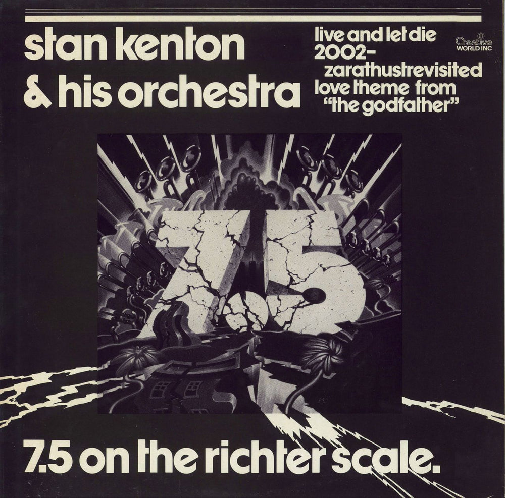 Stan Kenton 7.5 On The Richter Scale UK vinyl LP album (LP record) JAS201