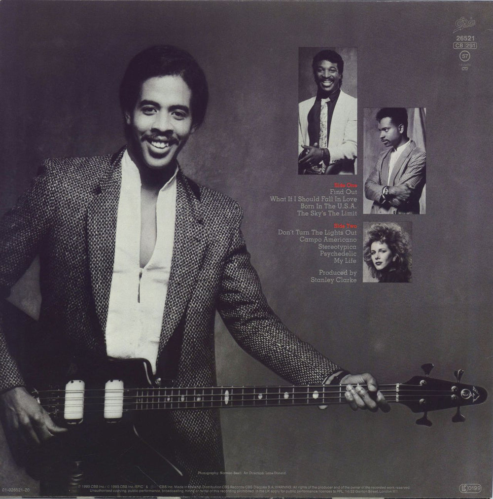 Stanley Clarke Find Out! Dutch vinyl LP album (LP record)