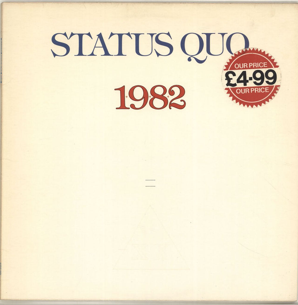 Status Quo 1982 - Nineteen Eighty Two - 2nd UK vinyl LP album (LP record) 6302189