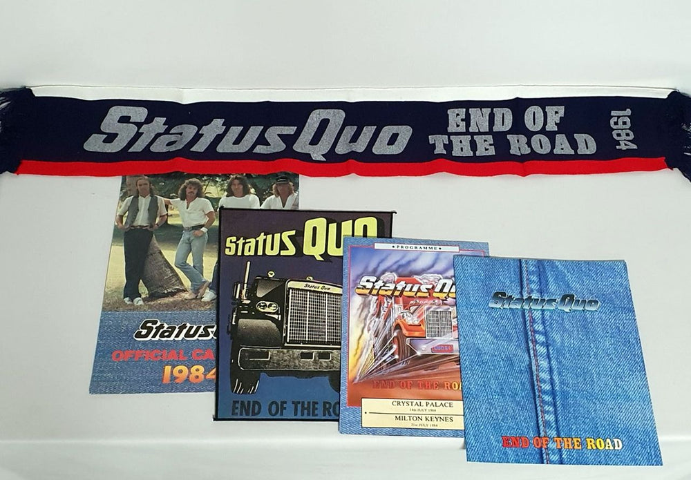 Status Quo End Of The Road - Tour Bundle UK tour programme TOUR PROGRAMME