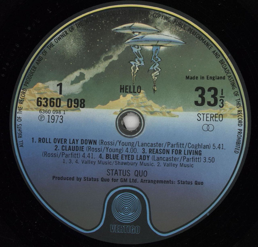 Status Quo Hello! - Complete - EX UK vinyl LP album (LP record) QUOLPHE758454