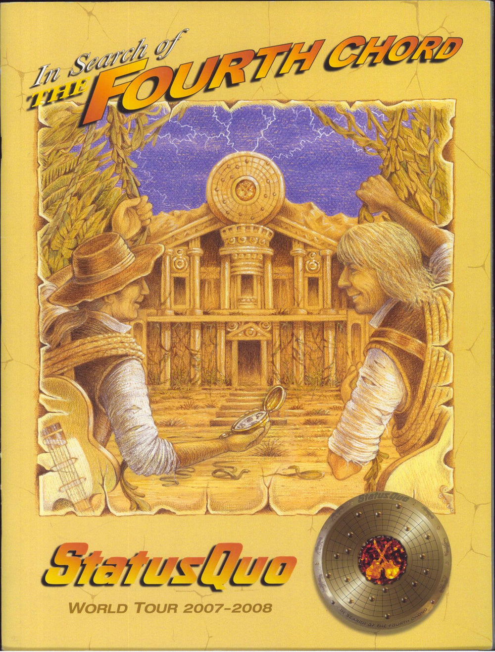 Status Quo In Search Of The Fourth Chord UK tour programme TOUR PROGRAMME