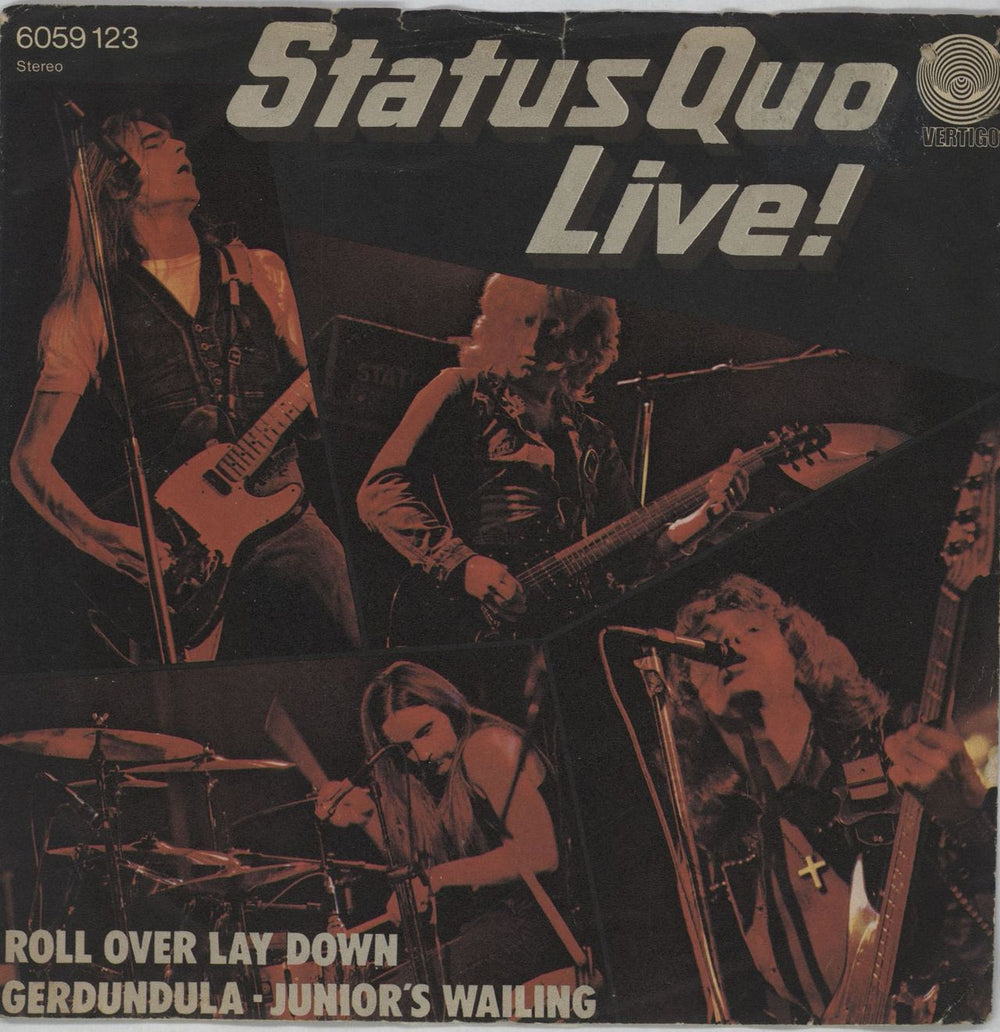 Status Quo Live! EP - P/S - EX German 7" vinyl single (7 inch record / 45) 6059123