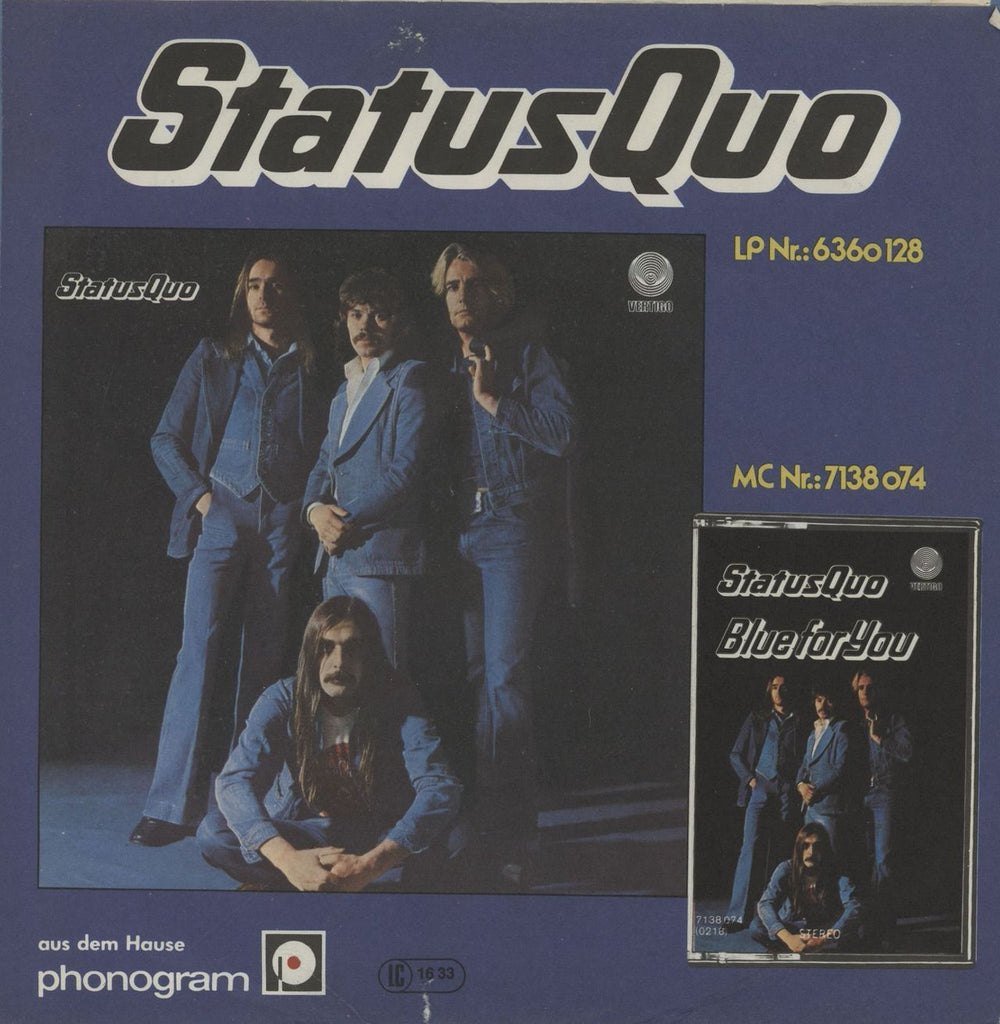 Status Quo Mystery Song German 7" vinyl single (7 inch record / 45)